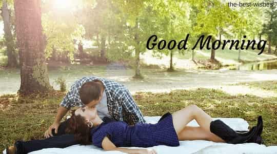 Good Morning Kiss to my love Images in park