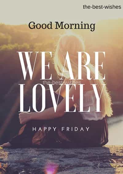 Good Morning Wishes On Friday With Alone Girl Image