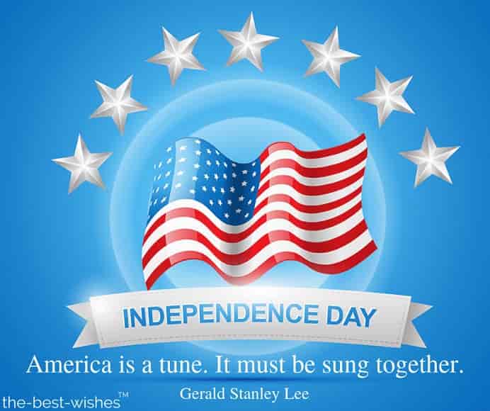 america is a tune quote by gerald stanley lee