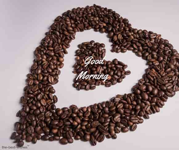 awesome good morning pic with heart