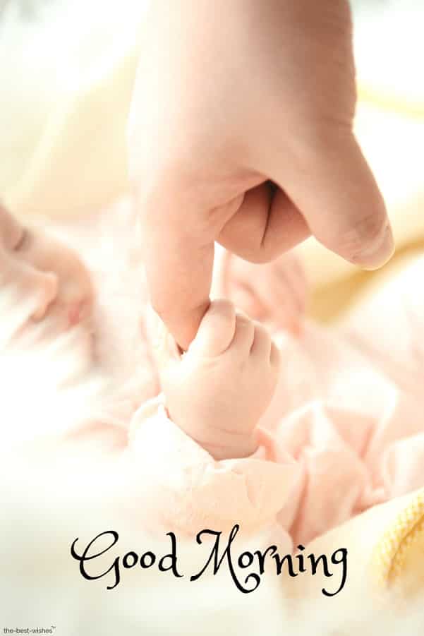 baby hand dad trust newborn child picture
