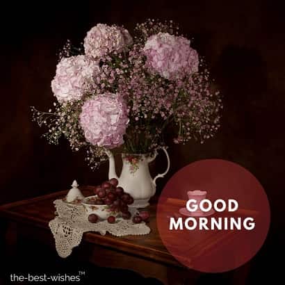 beautiful good morning ecard with rose flower