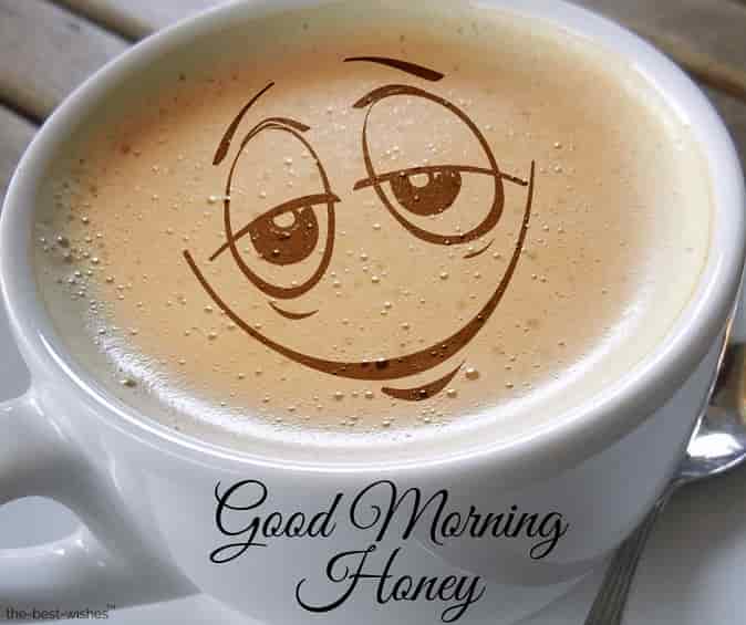 best good morning honey coffe cup wishes images