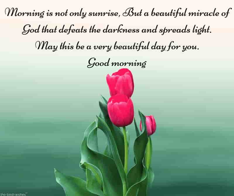 best good morning sms with flowers