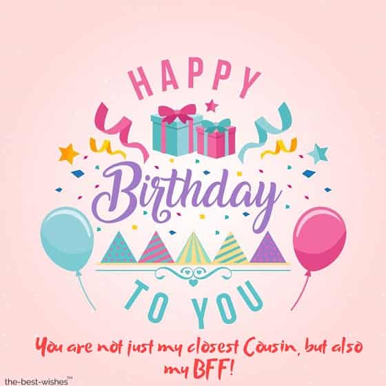 birthday wishes for cousin images