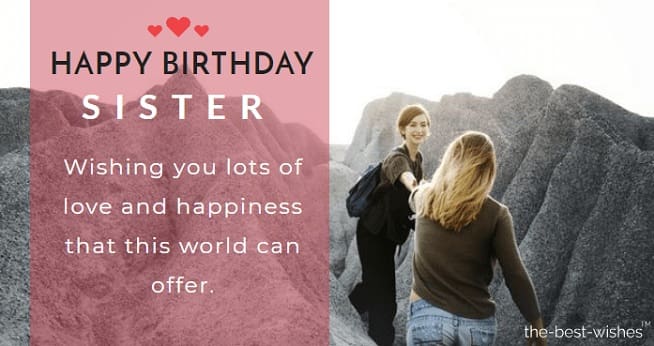 Inspirational Birthday Quote for Sister