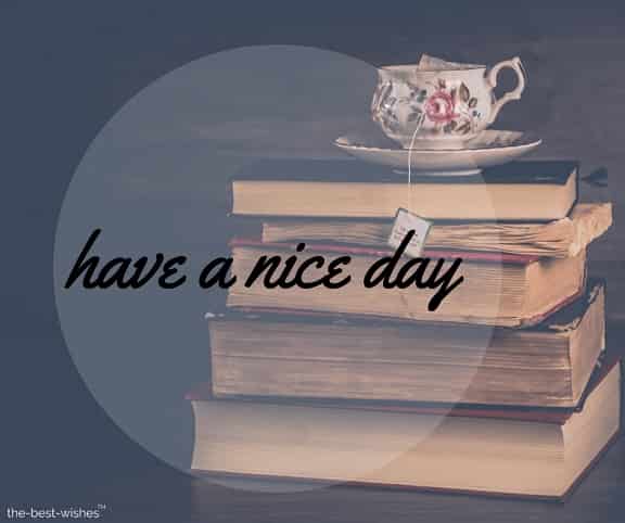 books wallpaper with have a nice day