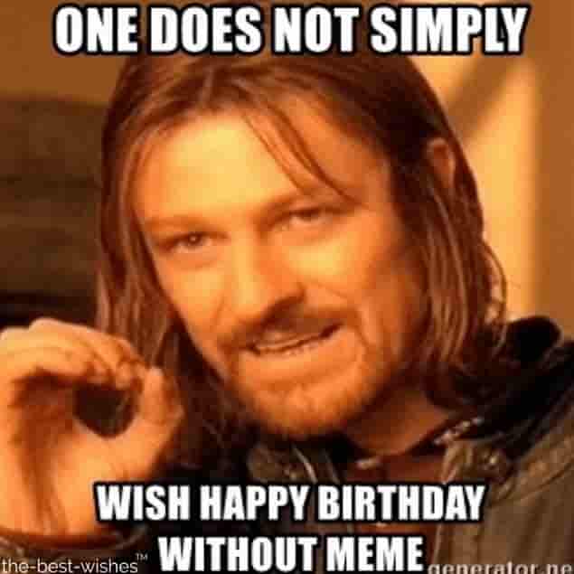 boromir happy birthday humor memes one does not simply