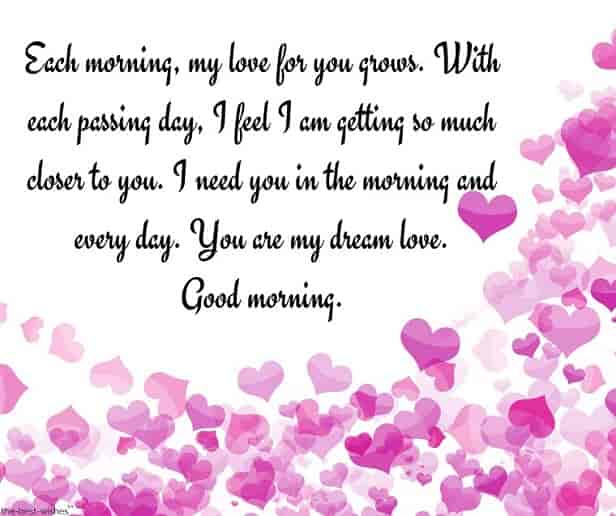 breathtaking good morning messages for him