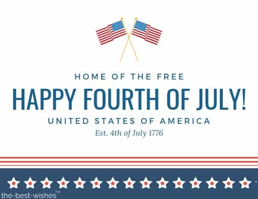 card fourth of july