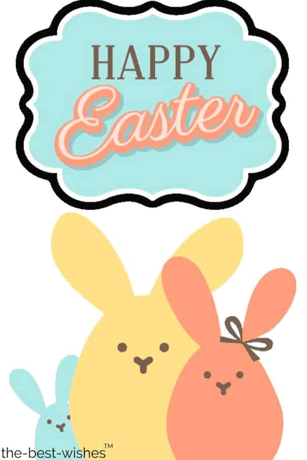 colorful bunny easter image