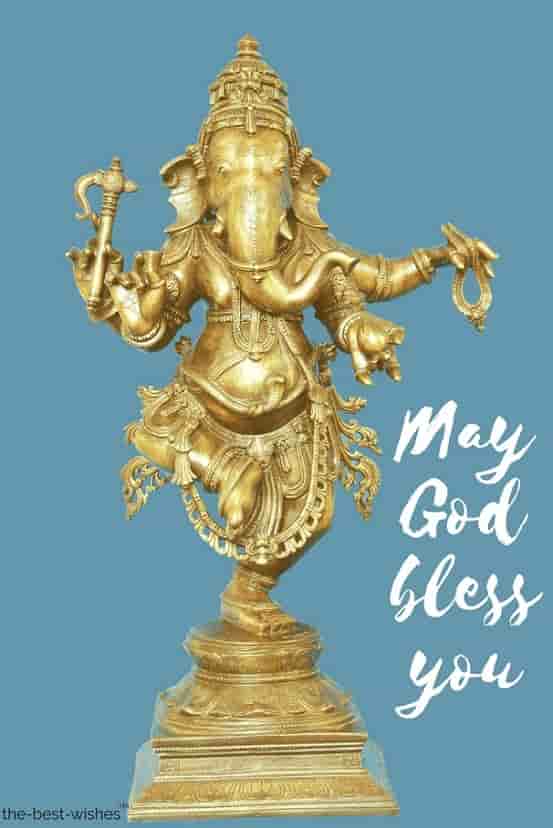 dancing ganesh god hindu elephant may god bless you