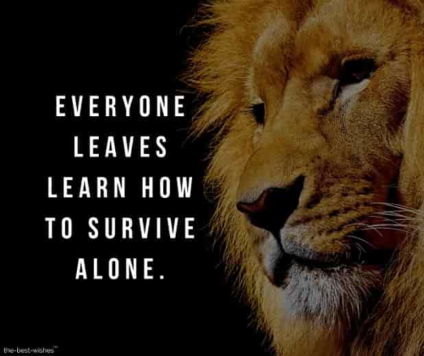 everyone leaves learn how to survive alone