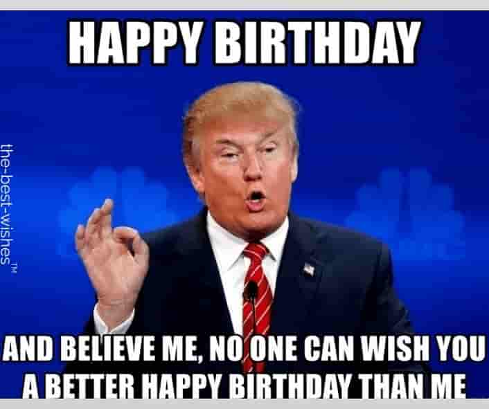 funny political birthday memes with donald trump