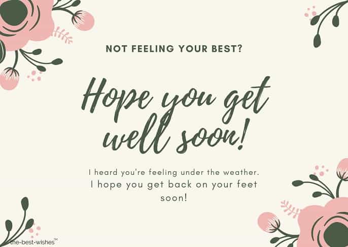 get well soon card messages