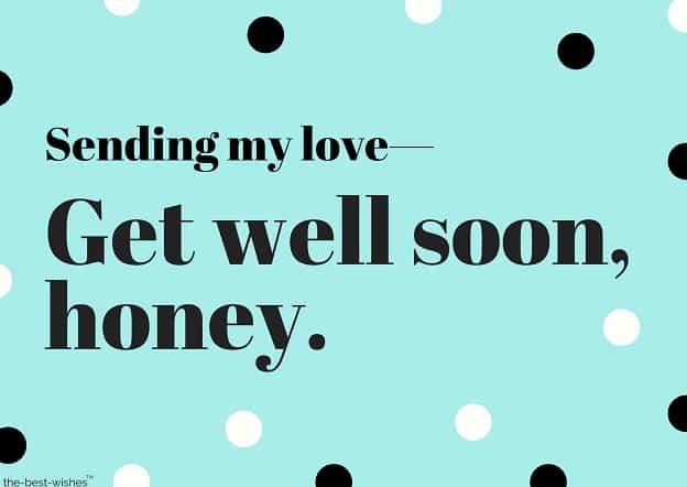 get well soon love messages