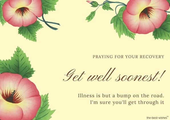 get well soon messages and prayers