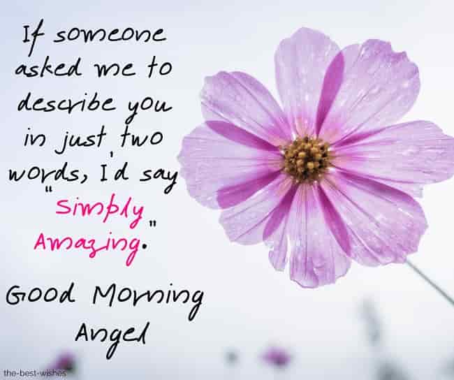 good morning angel sayings