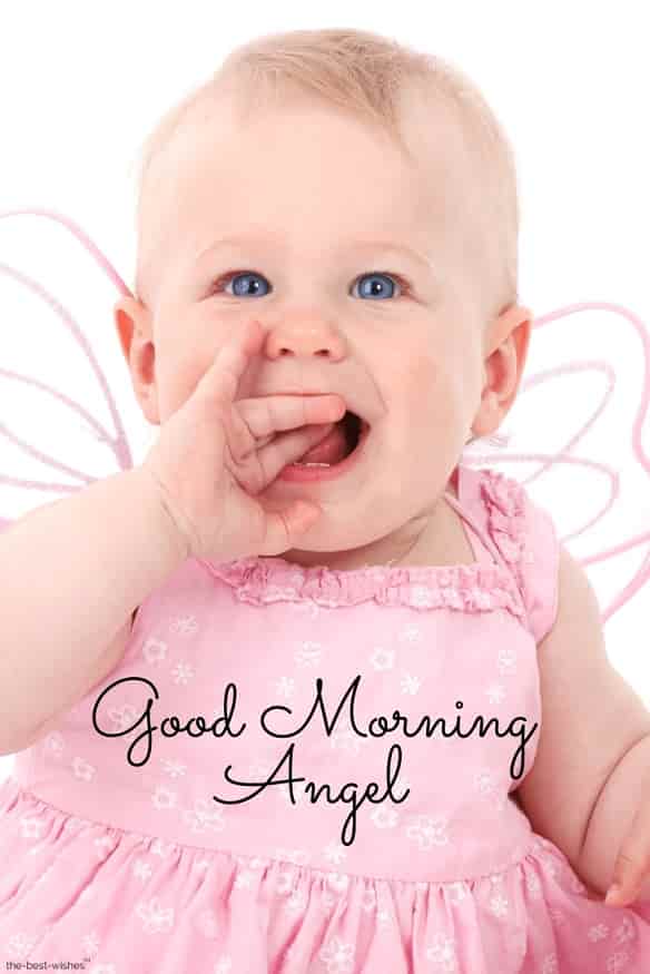good morning baby angel pictures