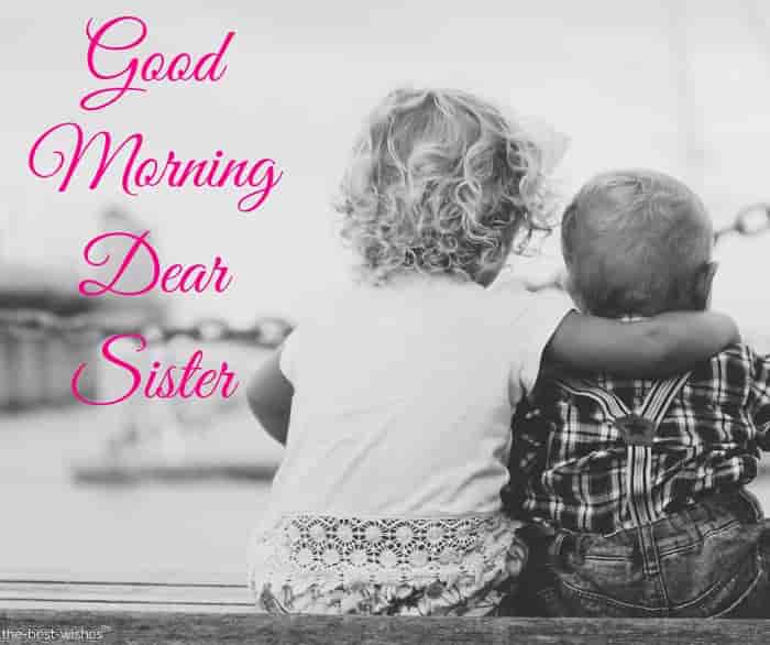 good morning baby sister images