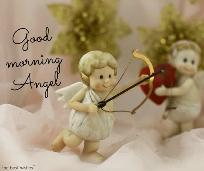 good morning cute angel images