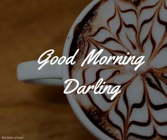 good morning darling coffee images