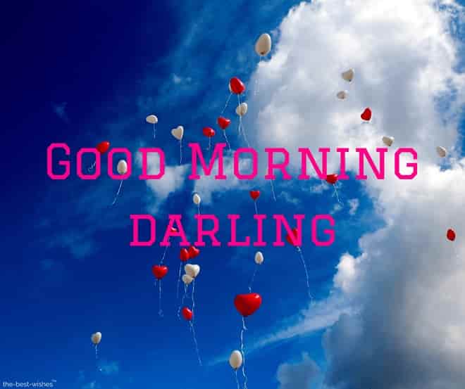 good morning darling girlfriend