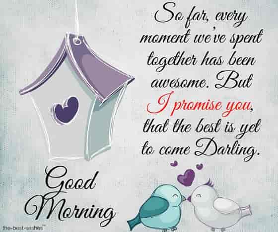 good morning darling poems