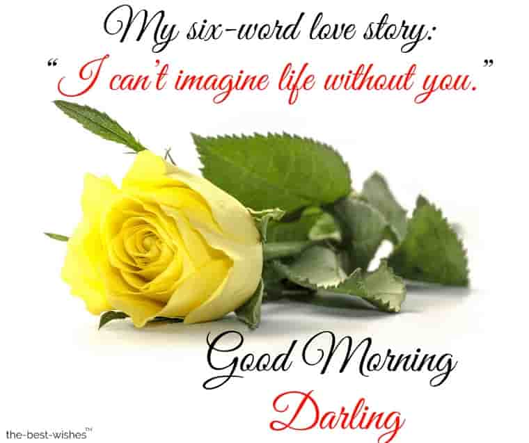good morning darling text for him