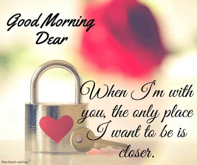 good morning dear with love