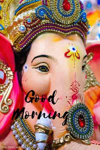 good morning god ganpati pictures for whatsapp