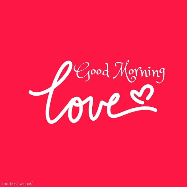 good morning greeting love images