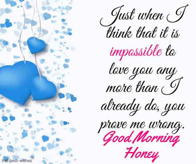 good morning honey images and quotes