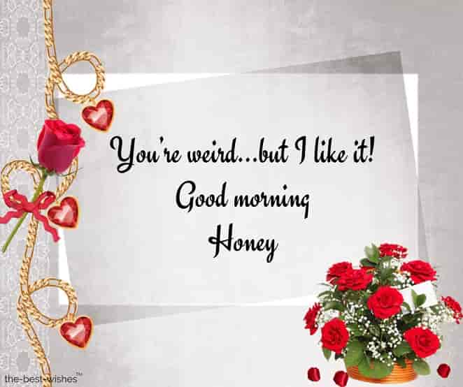 good morning honey love images