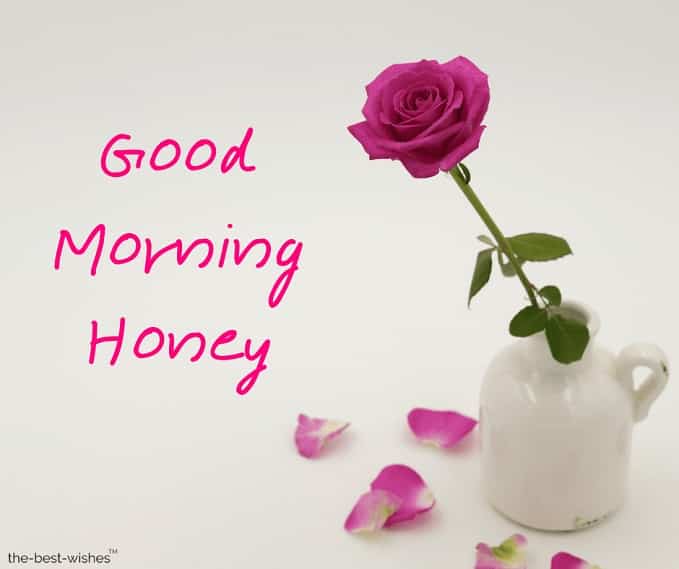 good morning honey wishes pictures