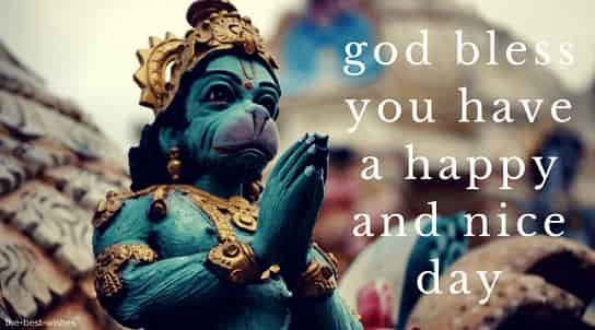 good morning images of god hanuman