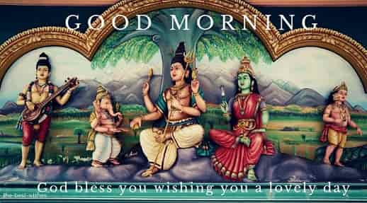 good morning images of god shiva family