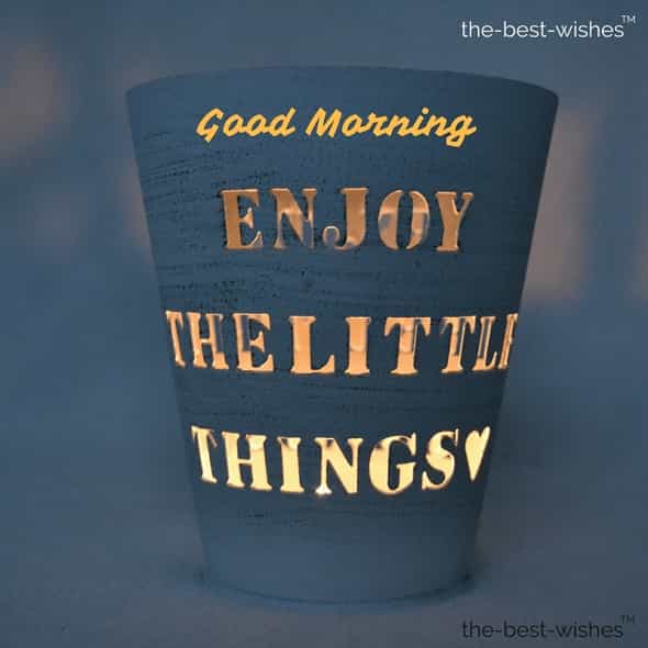 good morning images with quote christmas candleholder candle light
