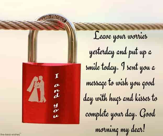 good morning message to my dear husband
