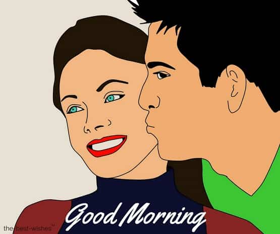 good morning monday kiss to beautiful wife