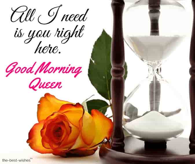 good morning my beautiful queen text