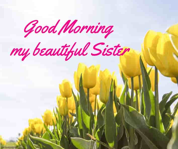 good morning my beautiful sister