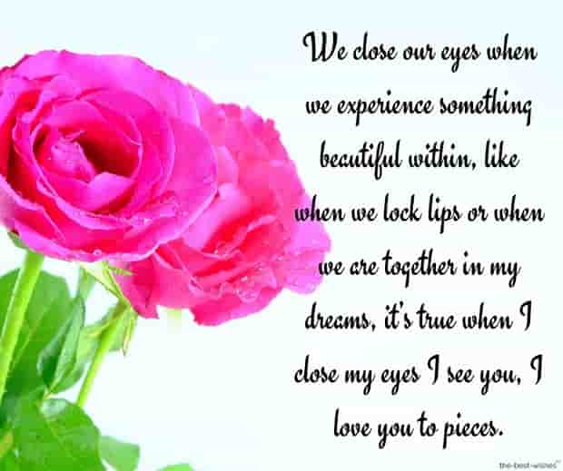 good morning my love long letter with roses