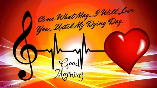 good morning my love with heartbeats