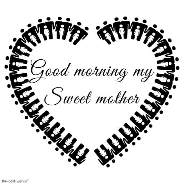good morning my sweet mother image