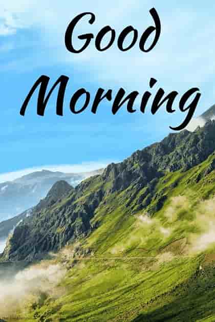 good morning nature hd image with mountains