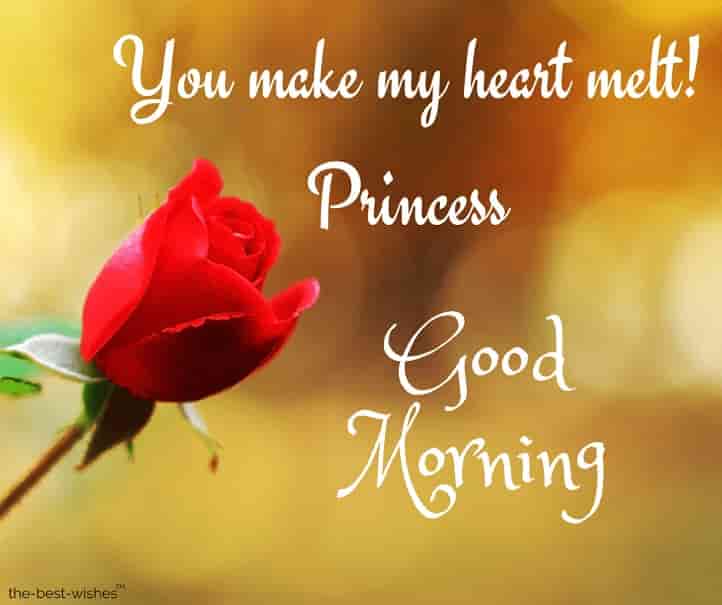 good morning princess text for wife