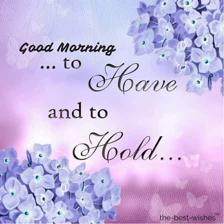 good morning quote with text calligraphy pink lilac images