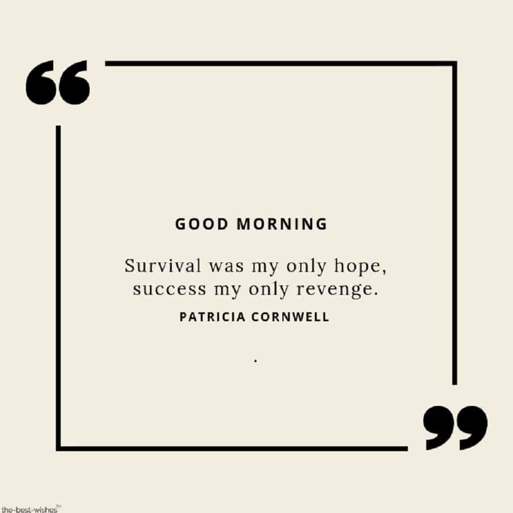 good morning quotes on success