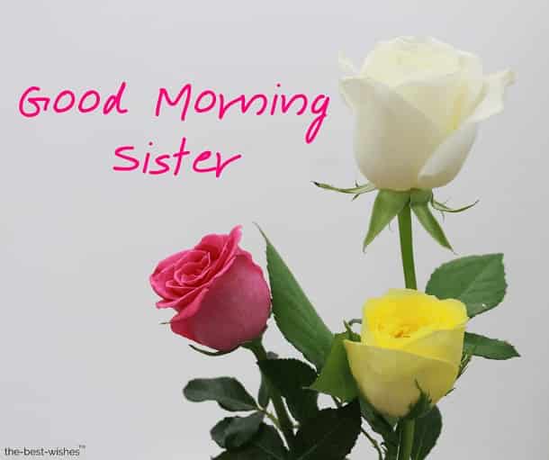 good morning sister photos